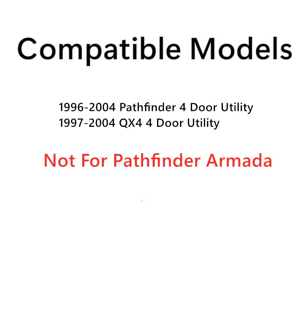 Tempered Privacy Driver Left Side Quarter Window Quarter Glass Compatible With Nissan Pathfinder / Infiniti QX4 1996-2004 Models (Not For Pathfinder Armada)