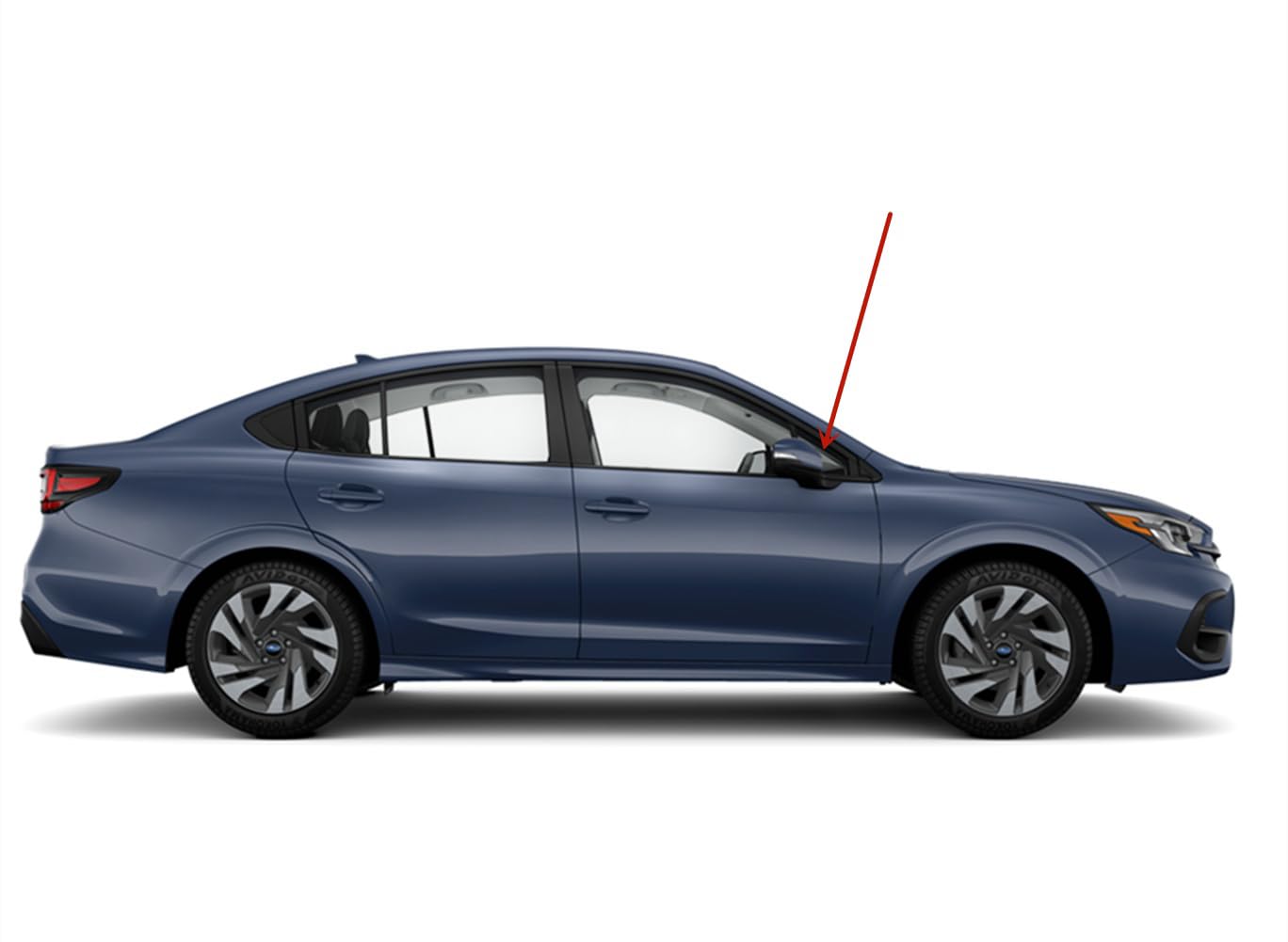 Passenger Right Side Front Vent Window Vent Glass Compatible with Subaru Legacy & Outback 2020-2025 Models Glass Only