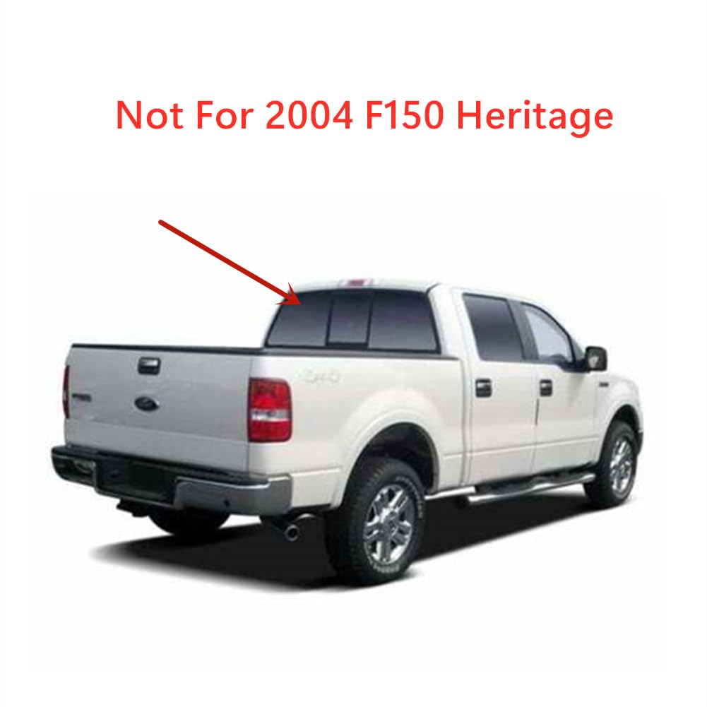 Rear Back Manual Slider Window Glass Compatible with Kia Rondo Ford F150 2004-2014 Models (Not for F150Heritage)