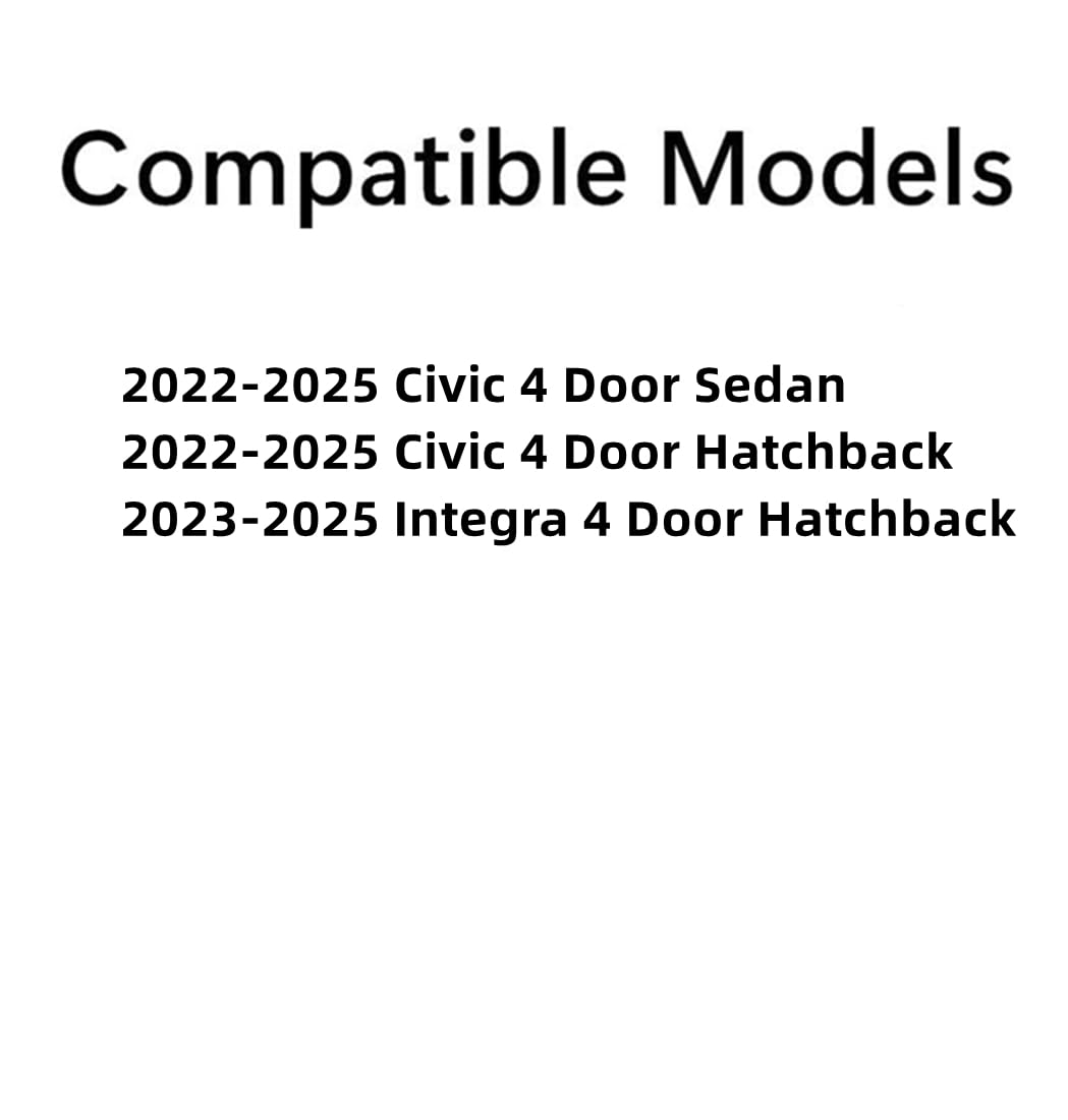 Passenger Right Side Front Door Window Door Glass Compatible with Honda Civic 2022-2025 Acura Integra 2023-2025 Models