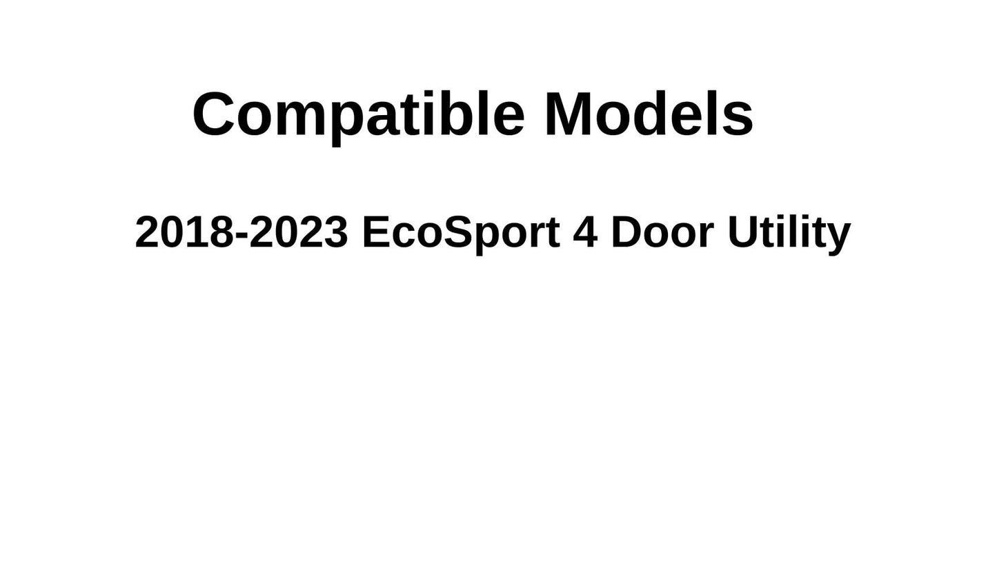 Driver Left Side Front Door Window Door Glass Compatible with Ford EcoSport 2018-2023 Models