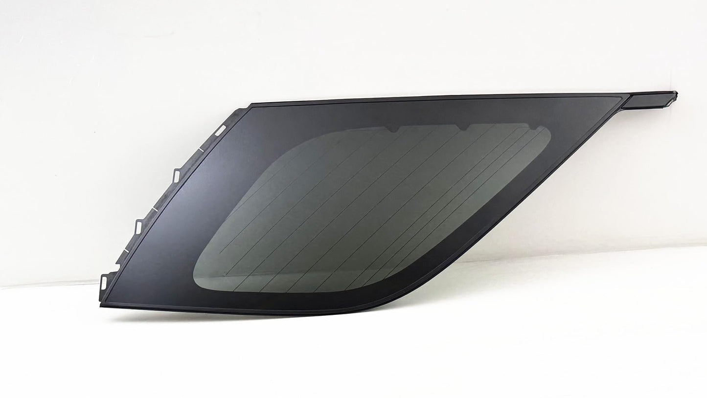 Tempered Passenger Right Side Quater Window Quarter Glass Compatible with Land Rover Discovery 2017-2025 Models (Not For Discovery Sport)