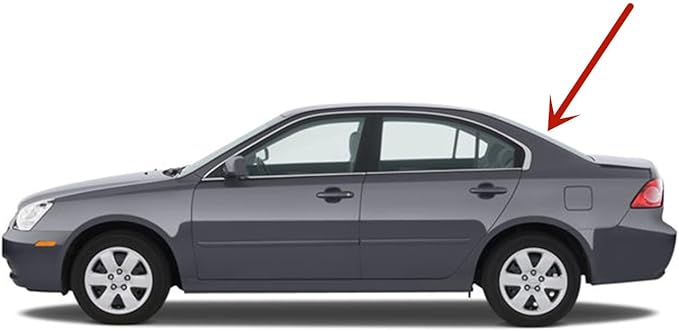 Heated Rear Back Window Back Glass Compatible with Kia Optima 2007-2010 Models (Also Fit 2006 Optima New Style)