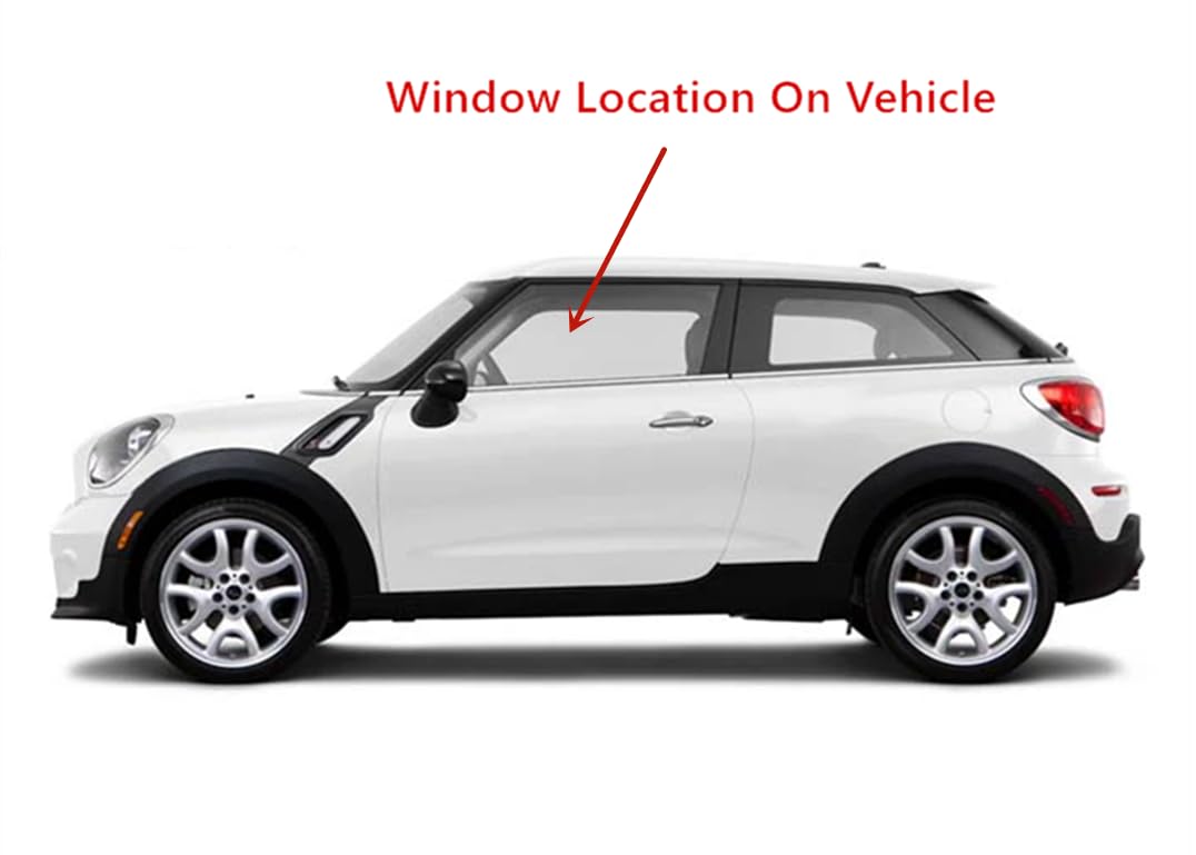 Tempered Driver Left Side Door Window Door Glass Compatible with Mini Paceman 2013-2016 Models