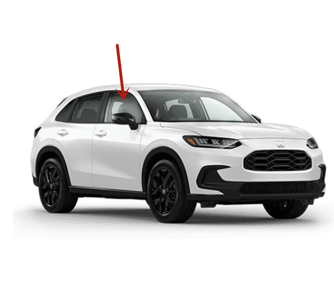 Passenger Right Side Front Door Window Door Glass Compatible with Honda HR-V 2023-2025 Models