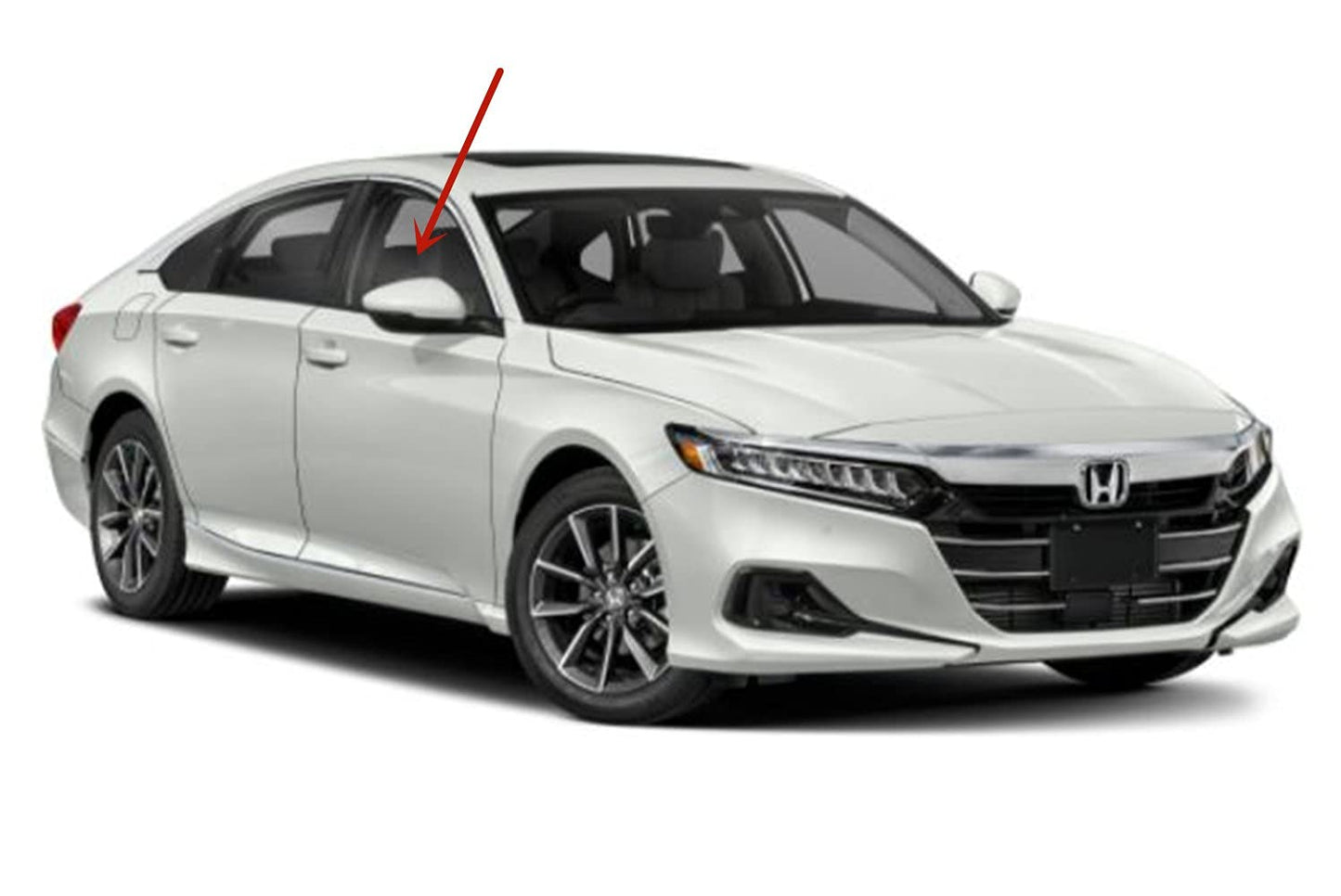 Laminated Passenger Right Side Front Door Window Door Glass Compatible with Honda Accord Hybrid 2018-2025 / Accord 2018-2022 Models