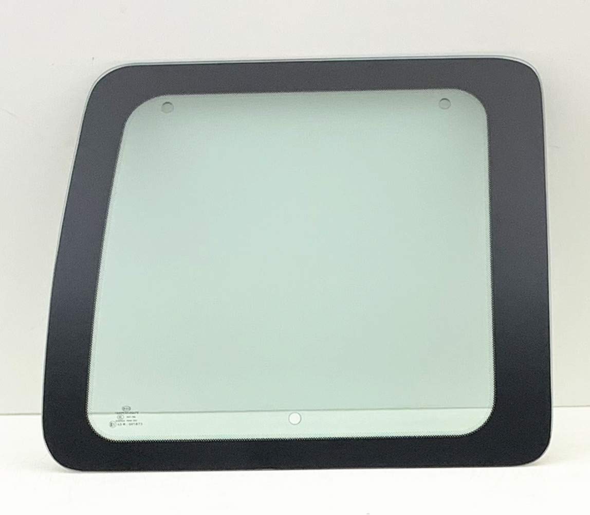 Movable Back Window Back Glass Driver Left Side Compatible with Ford Econoline 1992-1995 Models