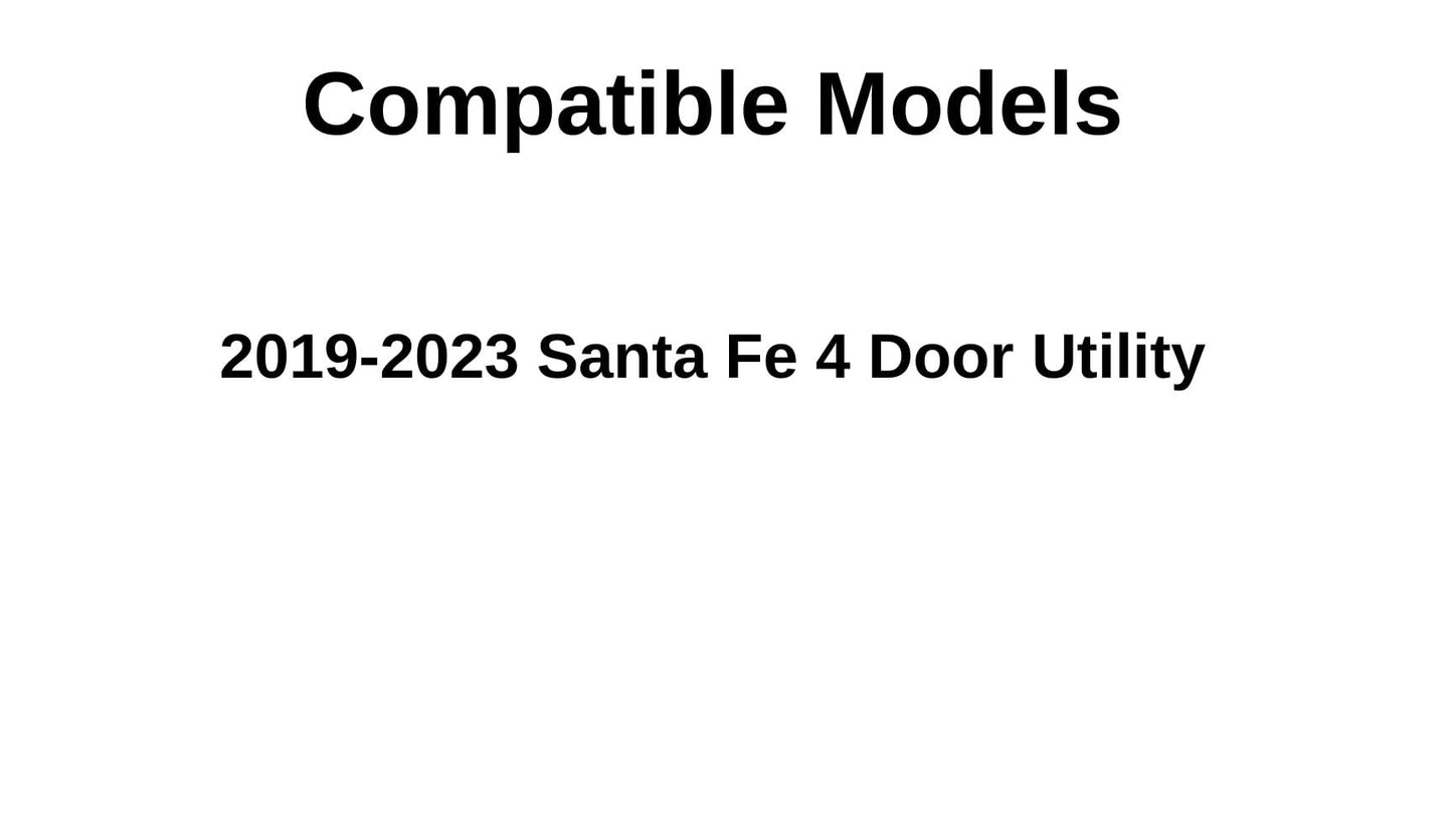Heated Back Window Back Glass Compatible with Hyundai Santa Fe 2019-2023 Models