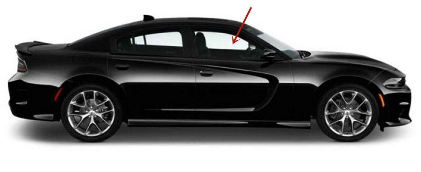 Laminated Passenger Right Side Front Door Window Door Glass Compatible with Dodge Charger 2011-2023 Models