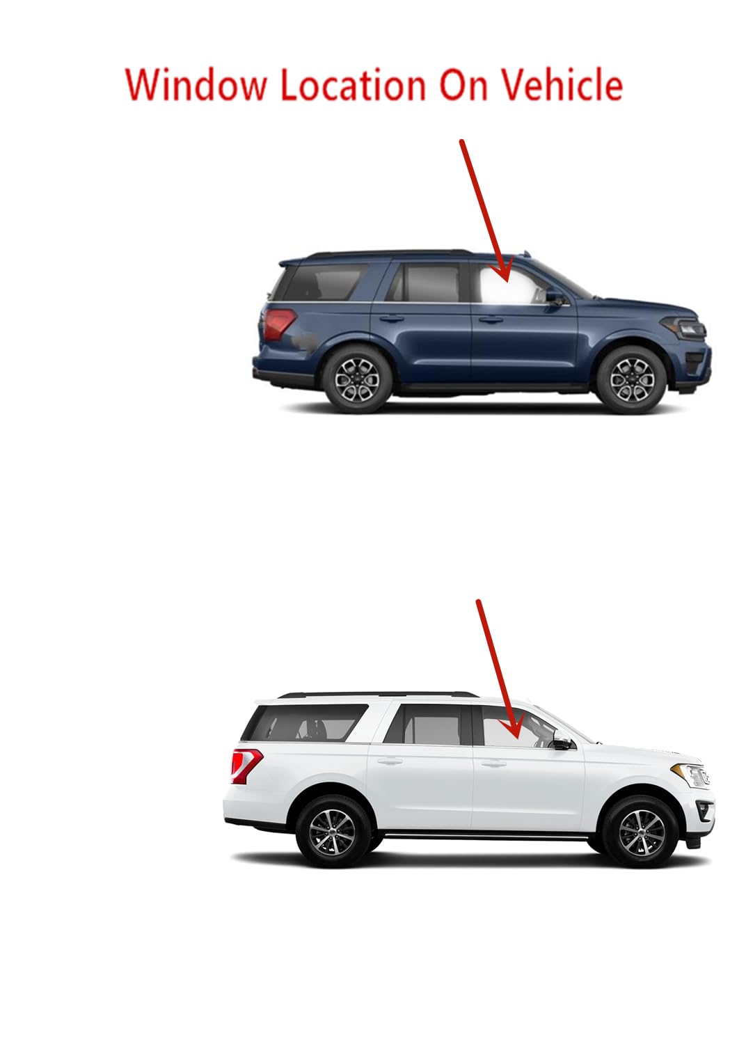 Laminated Passenger Right Side Front Door Window Door Glass Compatible with Ford Expedition/Lincoln Navigator 2018-2023 Models