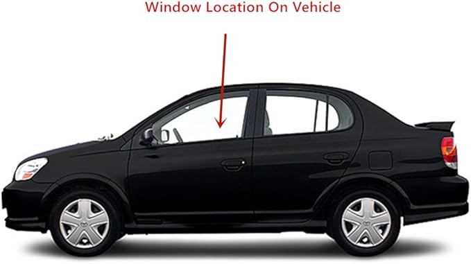 Driver Left Side Front Door Window Door Glass Compatible with Toyota Echo 4 Door Sedan 2000-2005 Models/Toyota Yaris 4 Door Hatchback 2004-2005 Models