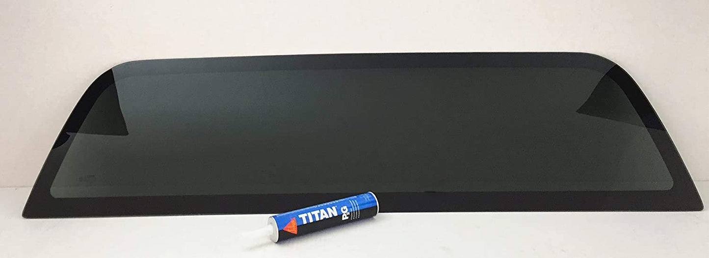 Stationary Back Window Back Glass Compatible with Chevrolet Colorado 2004-2012/GMC Canyon 2004-2012/Isuzu i-280 i-290 i-350 i-370 2006-2010 Models Pickup