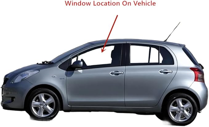 Driver Left Side Front Door Window Door Glass Compatible with Toyota Echo 4 Door Sedan 2000-2005 Models/Toyota Yaris 4 Door Hatchback 2004-2005 Models