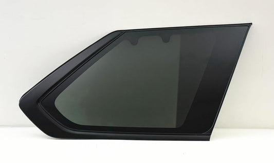 Black Moulding Passenger Right Side Quarter Window Quarter Glass Compatible with Toyota Sequoia 2023-2025 Models