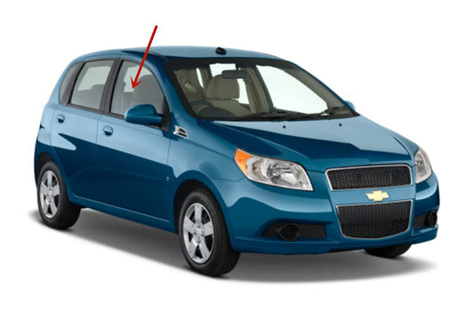 Passenger Right Side Front Door Window Door Glass Compatible with Chevrolet Aveo/Chevrolet Aveo5/Pontiac G3 2004-2011 Models