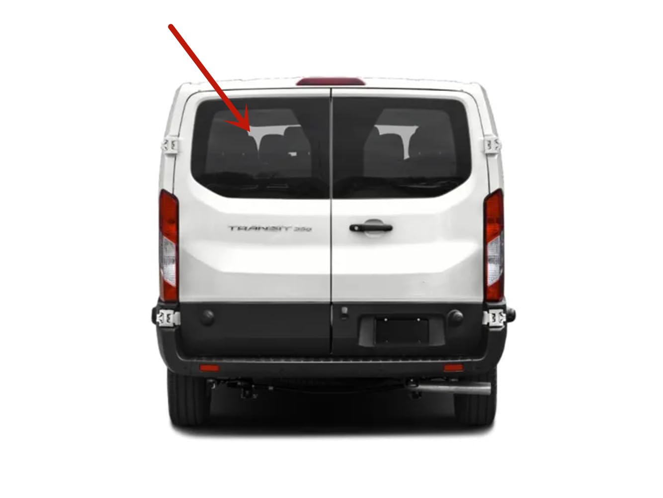 Heated Rear Back Window Back Glass Driver Left Side Compatible with Ford Transit 83.2" Low-Roof Van 2015-2025 Models (Not for Mid/High Roof Transit, or Transit Connect)
