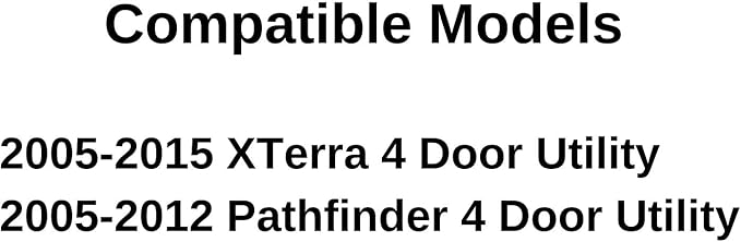 Driver Left Side Front Door Window Door Glass Compatible with Nissan Pathfinder 2005-2012 Models/Nissan Xterra 2005-2015 Models