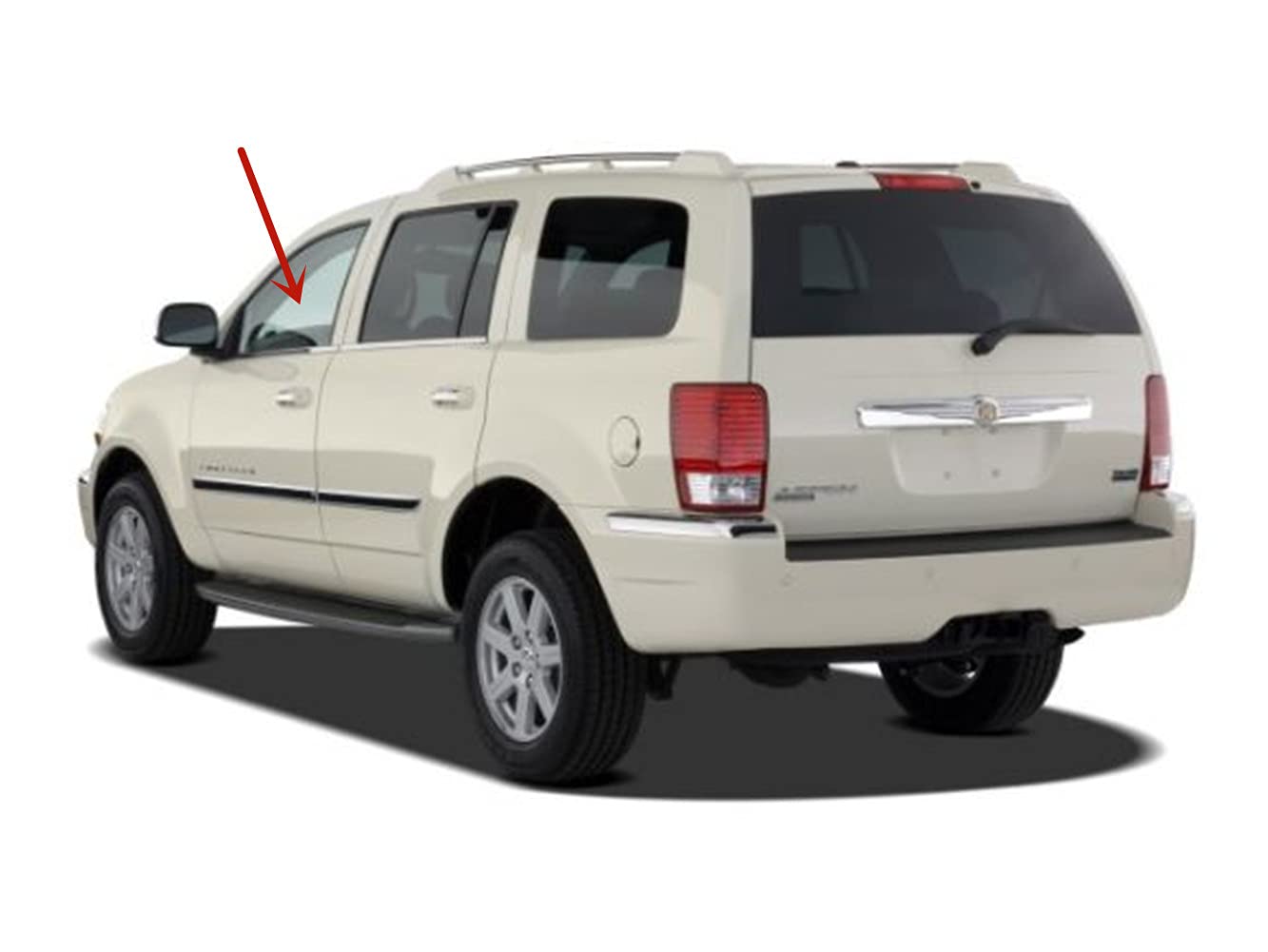 Driver Left Side Front Door Window Door Glass Compatible with Dodge Durango/Chrysler Aspen 2004-2009 Models