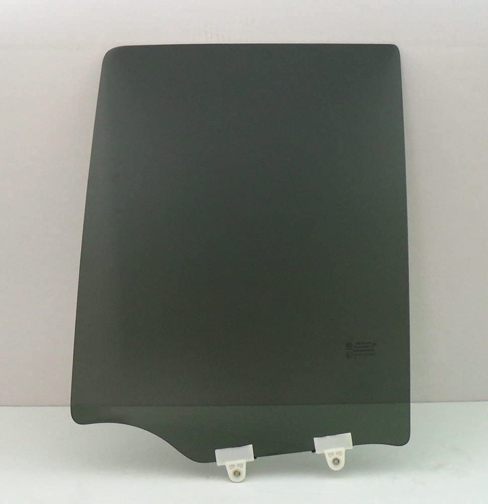 Driver Left Side Rear Door Window Door Glass Compatible with Nissan Frontier Pickup 2005-2021 4 Door Crew Cab Models