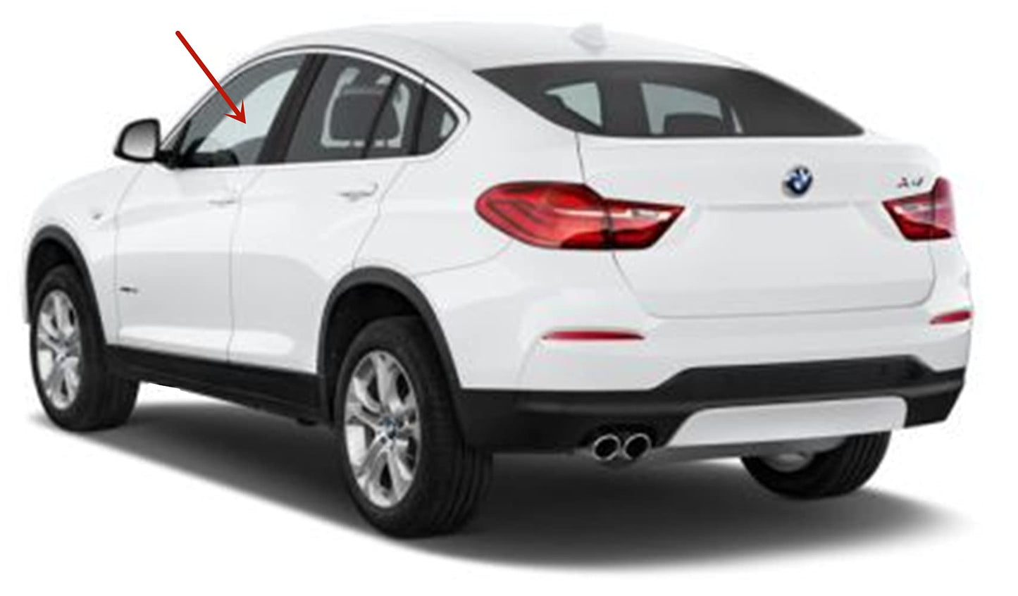 OEM Driver Leftt Side Front Door Window Door Glass Compatible with BMW X4 2015-2018 Models