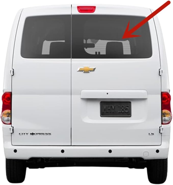Heated Back Window Back Glass Passenger Right Side Compatible with Nissan NV200 2013-2020 Models