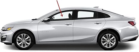 Laminated Driver Left Side Front Door Window Door Glass Compatible with Chevrolet Malibu 2016-2025 Models