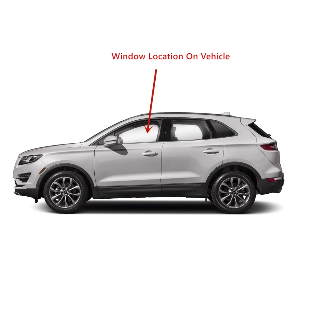 Laminated Driver Left Side Front Door Window Door Glass Compatible with Lincoln MKC 2015-2019 Models