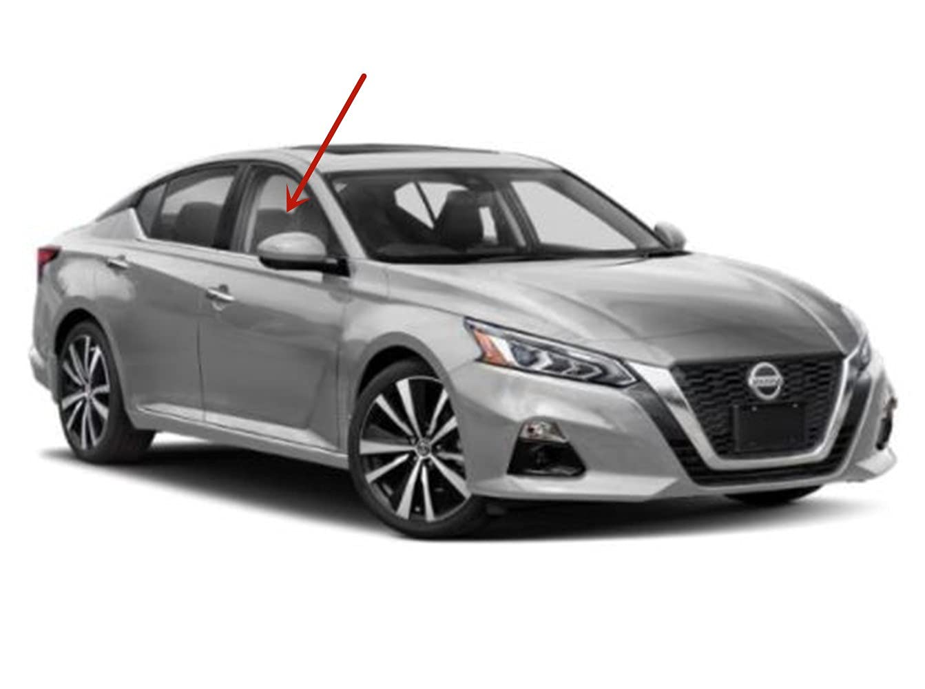 OEM Laminated Passenger Right Side Front Door Window Door Glass Compatible with Nissan Altima 2019-2025 Models