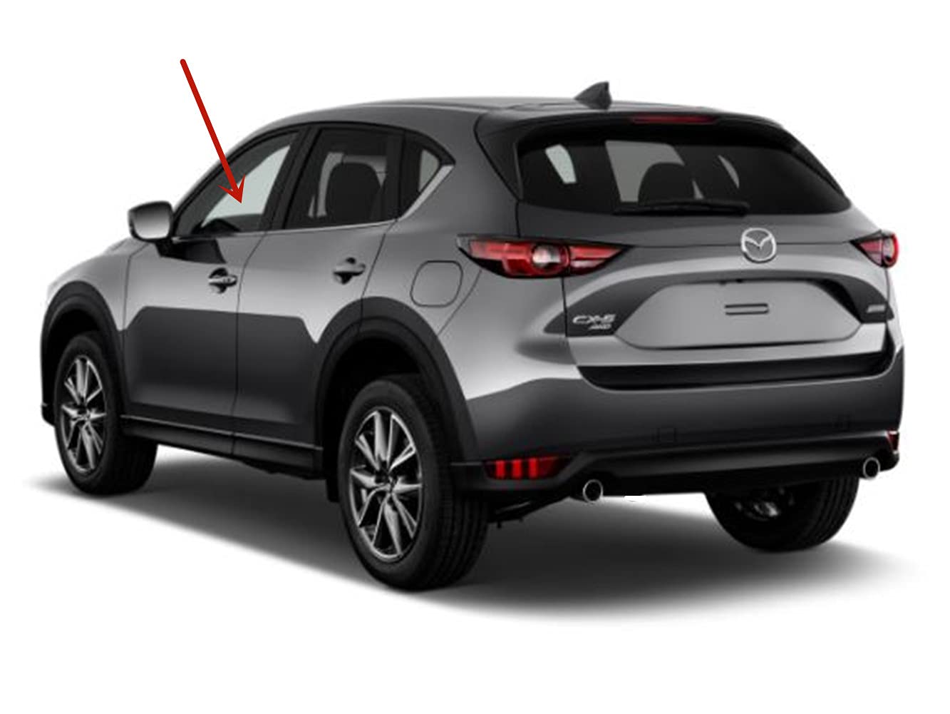 Laminated Driver Left Side Front Door Window Door Glass Compatible with Mazda CX-5 2017-2024 Models