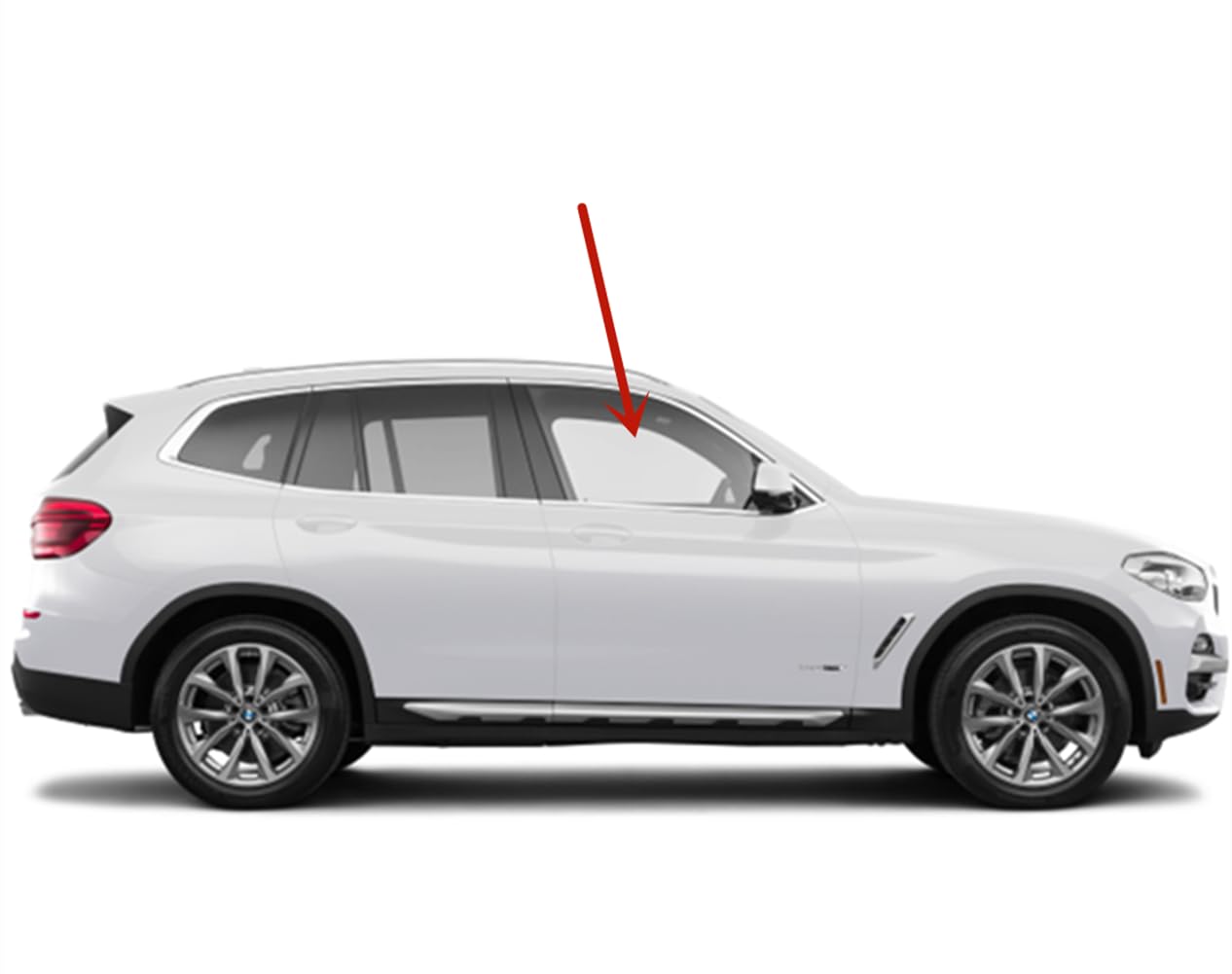 Laminated Pasesnger Right Side Front Door Window Door Glass Compatible with BMW X3 2018-2024 Models