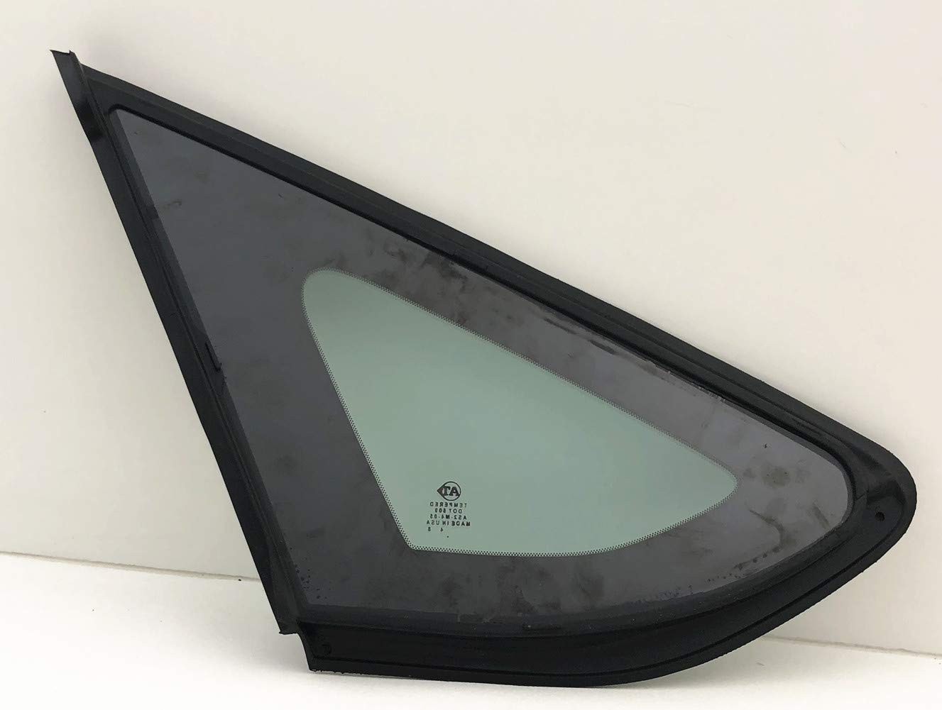 Chrome Moulding Passenger Right Side Quarter Window Quarter Glass Compatible with Ford Fusion 2013-2020 Models