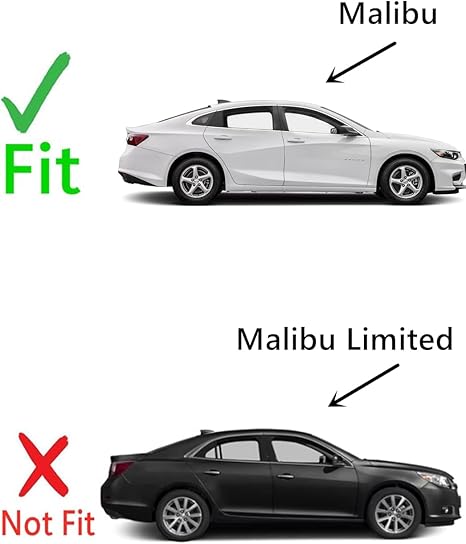 Tempered Passenger Right Side Front Door Window Door Glass Compatible with Chevrolet Malibu 2016-2025 Models (Not For Malibu Limited 2016)