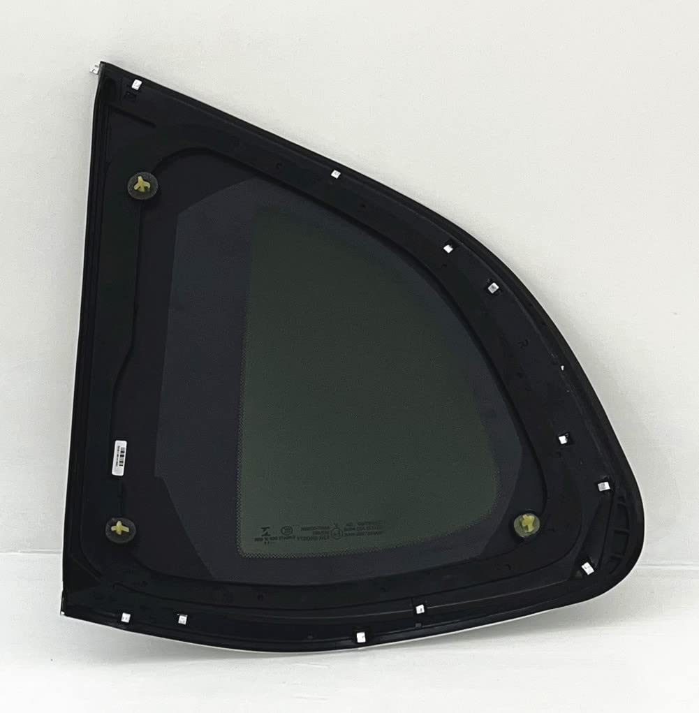 OEM Chrome Moulding Style Passenger Right Side Quater Window Quarter Glass Compatible with Buick Envision 2016-2020 Models