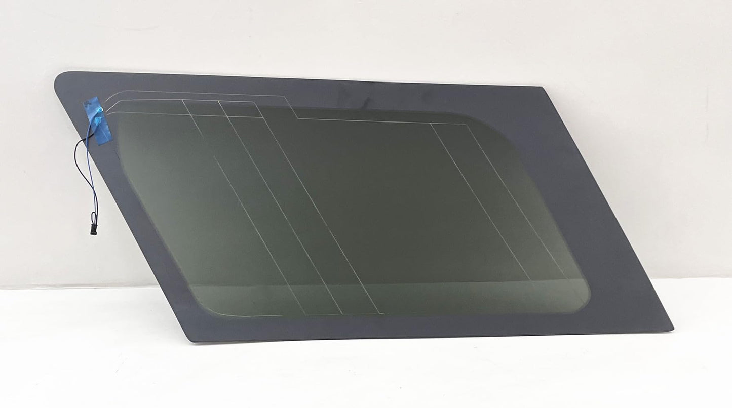 Tempered W/ Antenna Passenger Right Side Quarter Window Quarter Glass Compatible with Ford Expedition 2018-2024 Models ( Not For Expedition Max )