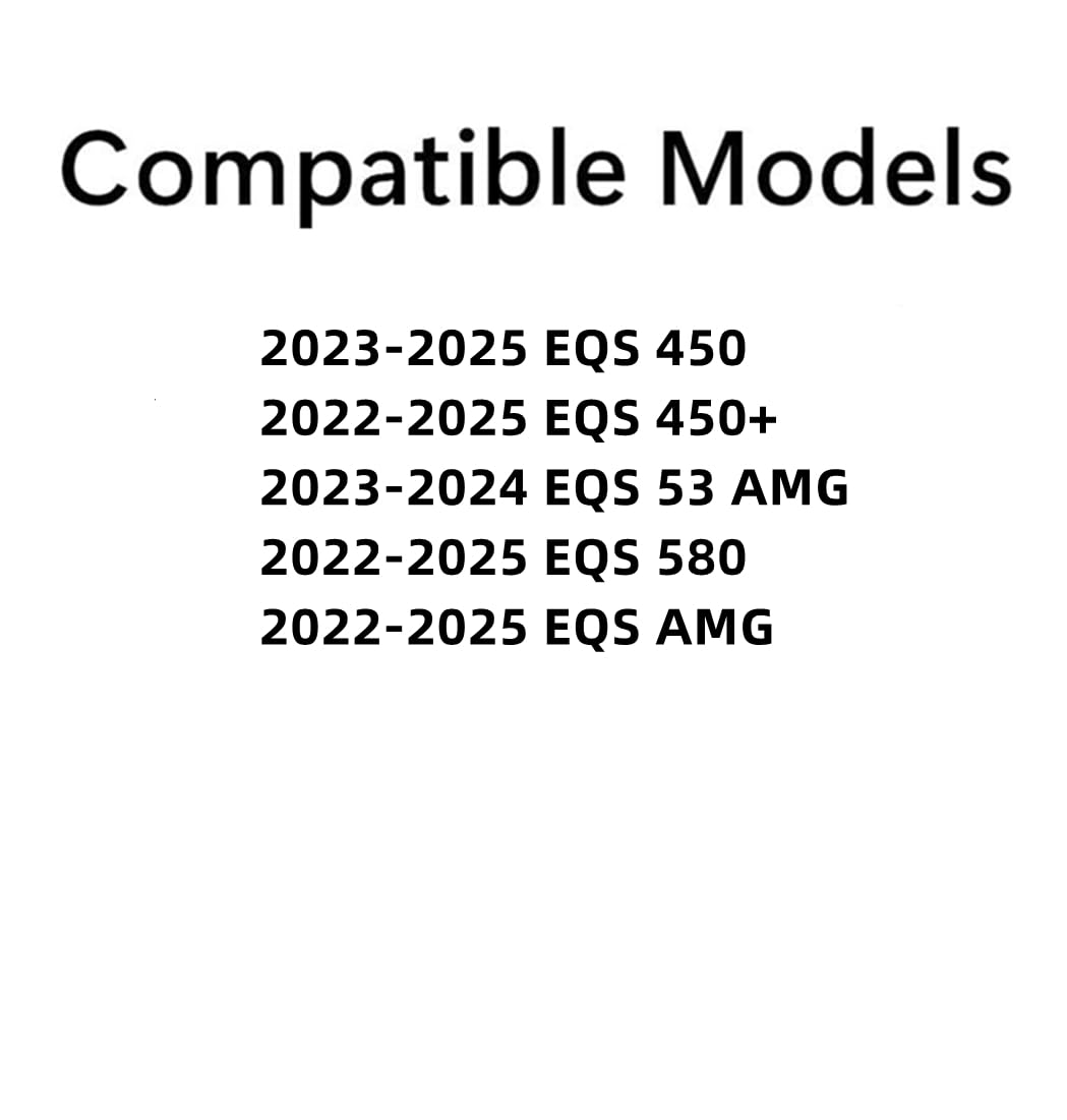 Tempered Passenger Right Side Front Door Window Door Glass Compatible with Mercedes Benz EQS (EQS 450, EQS 450+, EQS 53 AMG, EQS AMG) 4-Door Sedan/Hatchback 2022-2025 Models