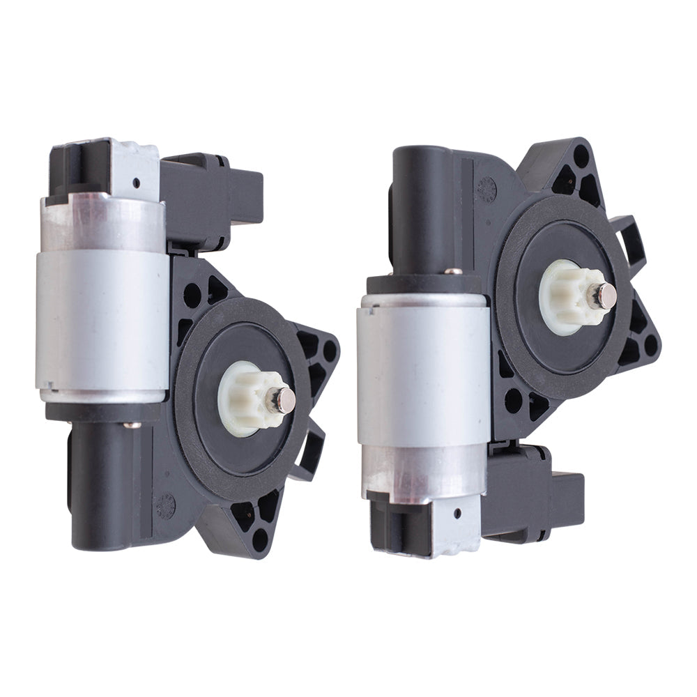 Pair Set Front Power Window Lift Regulator Motors Compatible with 06-17 CX-7 CX-9 RX-8 5 6 GJ6A-59-58XF G22C-58-58XF