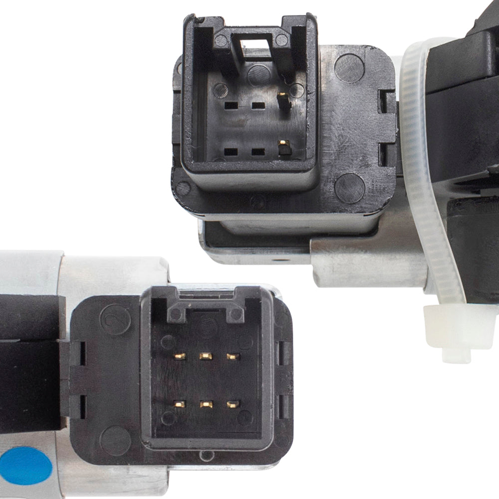 Driver and Passenger Side Power Window Regulators with Motor 4 Piece Set Compatible with 2007-2015 Mazda CX-9