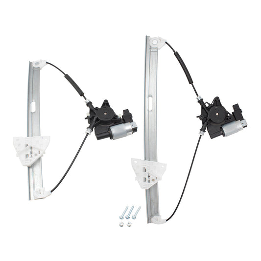 Passenger Side Front and Rear Power Window Regulators with Motor Compatible with 2007-2015 Mazda CX-9