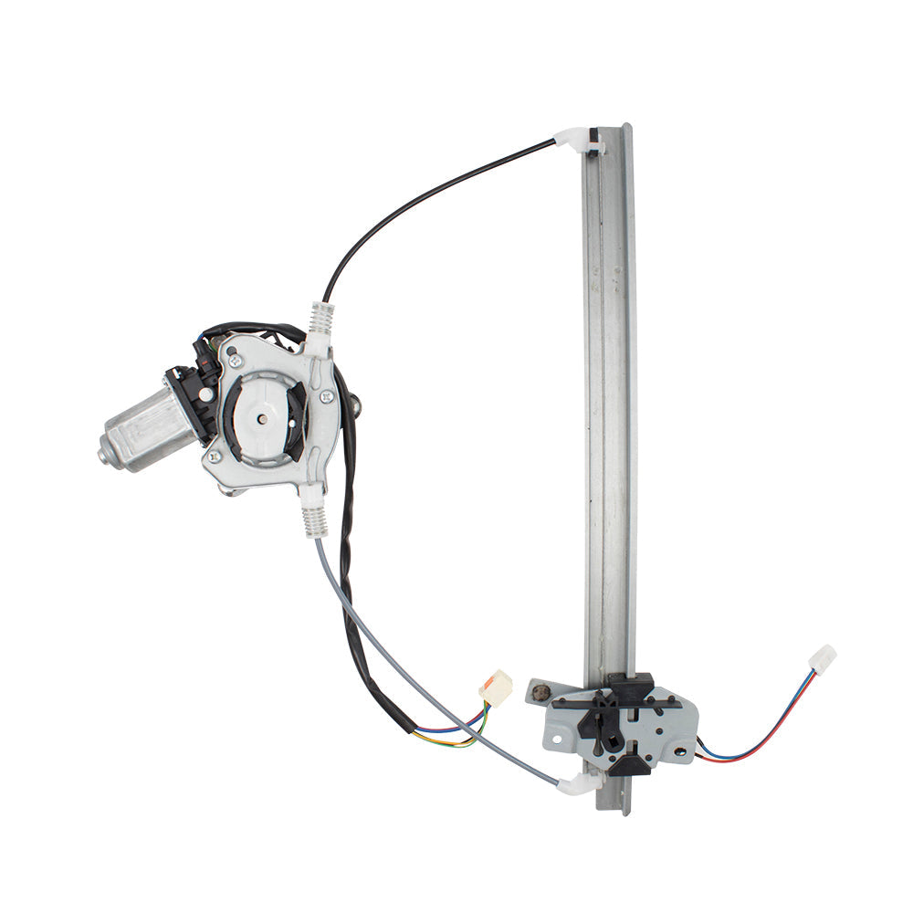 Passengers Front Power Window Lift Regulator with Motor 5 Pin Connector Assembly Compatible with 99-03 Protege B25F-58-590A