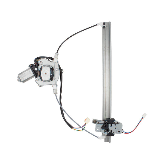 Passengers Front Power Window Lift Regulator with Motor 5 Pin Connector Assembly Compatible with 99-03 Protege B25F-58-590A