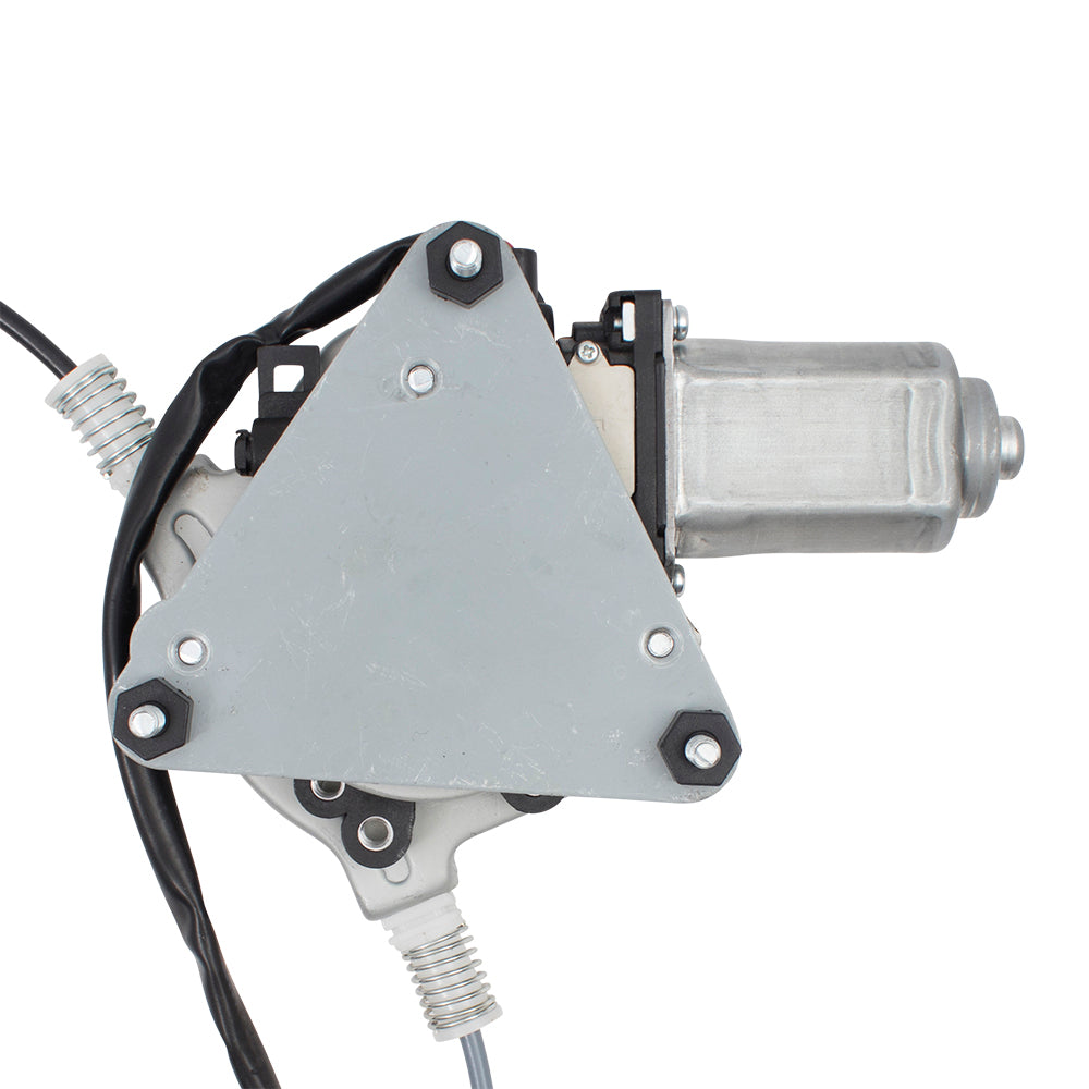 Passengers Front Power Window Lift Regulator with Motor 5 Pin Connector Assembly Compatible with 99-03 Protege B25F-58-590A