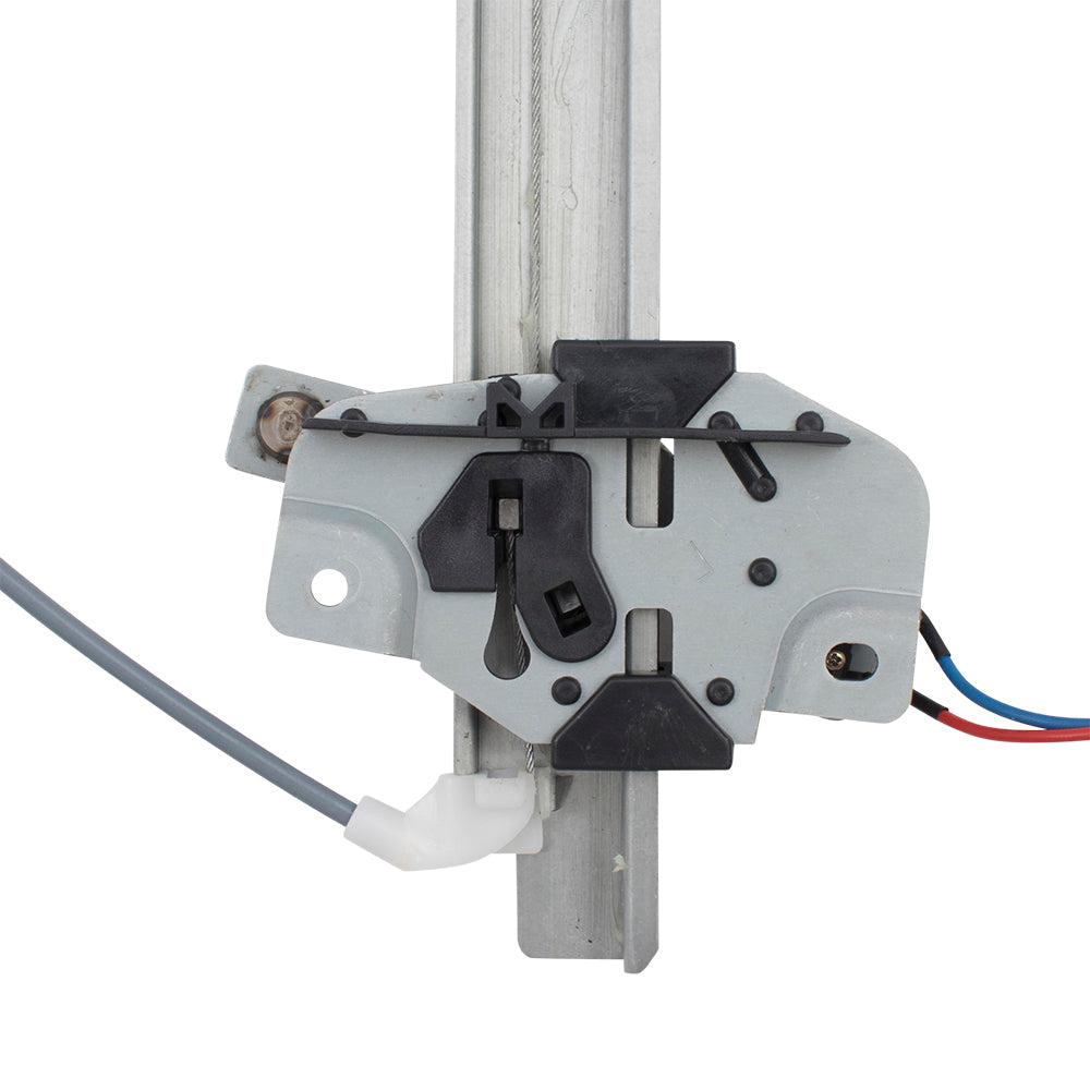 Passengers Front Power Window Lift Regulator with Motor 5 Pin Connector Assembly Compatible with 99-03 Protege B25F-58-590A