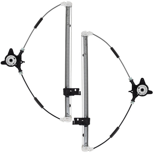 Power Window Regulators Compatible with 2007-2012 CX-7 Rear Driver and Passenger Set EG2173590C EG21-73-590C