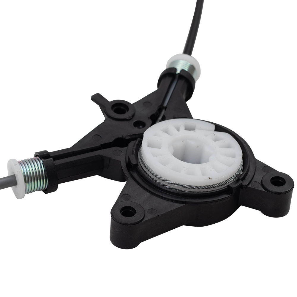 Power Window Regulator Compatible with 2007-2012 CX-7 Rear Driver Left EG2173590C EG21-73-590C