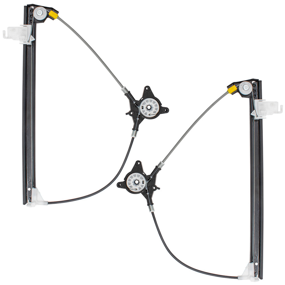 Pair Set Rear Power Window Regulators Compatible with 04-09 MAZDA3 BP4K73590E BP4K72590E 749-052 749-053 81592 81593