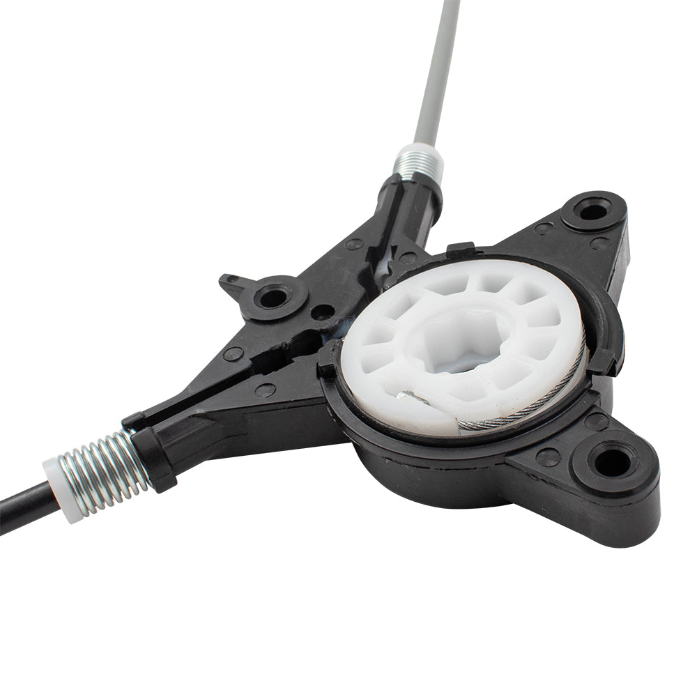 Passengers Rear Power Window Regulator Compatible with 04-09 3 BP4K72590E 749-053 81593