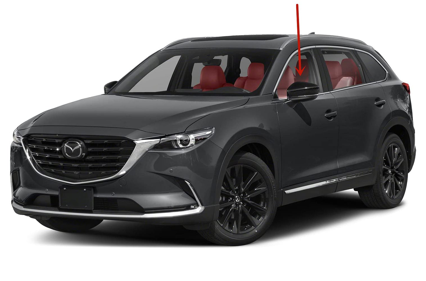 Laminated Driver Left Side Front Door Window Door Glass Compatible with Mazda CX-9 2016-2023 Models