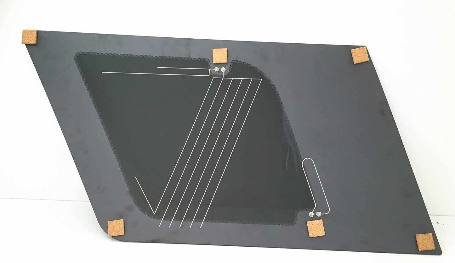 Passenger Right Side Quarter Glass Quarter Window W/Alarm Feature Compatible with Cadillac Escalade/Chevrolet Tahoe/GMC Yukon 2015-2020 Models