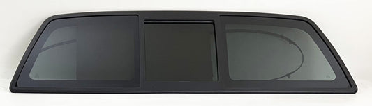 Power Back Slider Window Back Glass Compatible with Ford F150 2004-2014/Lincoln Mark LT 2006-2008 Models