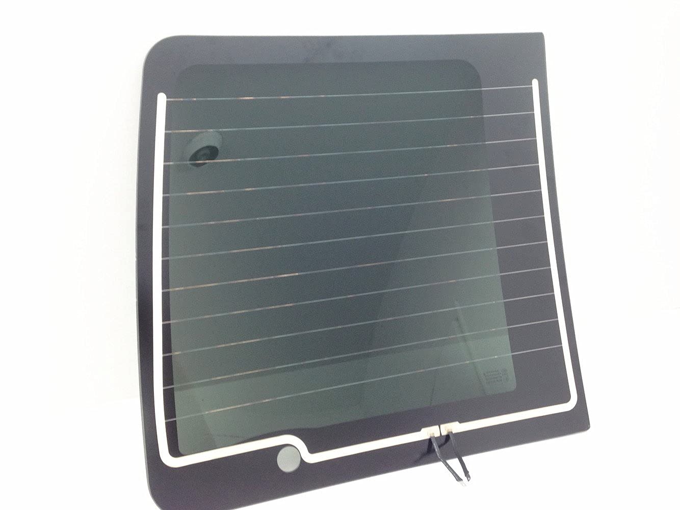 Heated Privacy Back Window Back Glass Passenger Right Side Compatible with Ford Transit Connect 2010-2013 Models